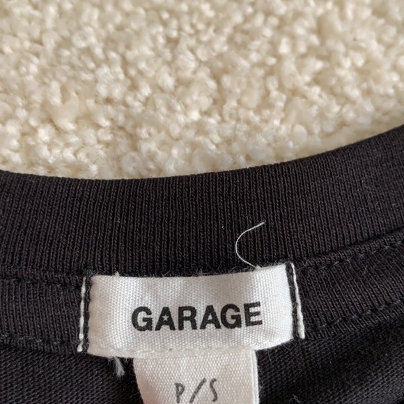 garage - cropped and embroidered tee - Picture 5 of 6